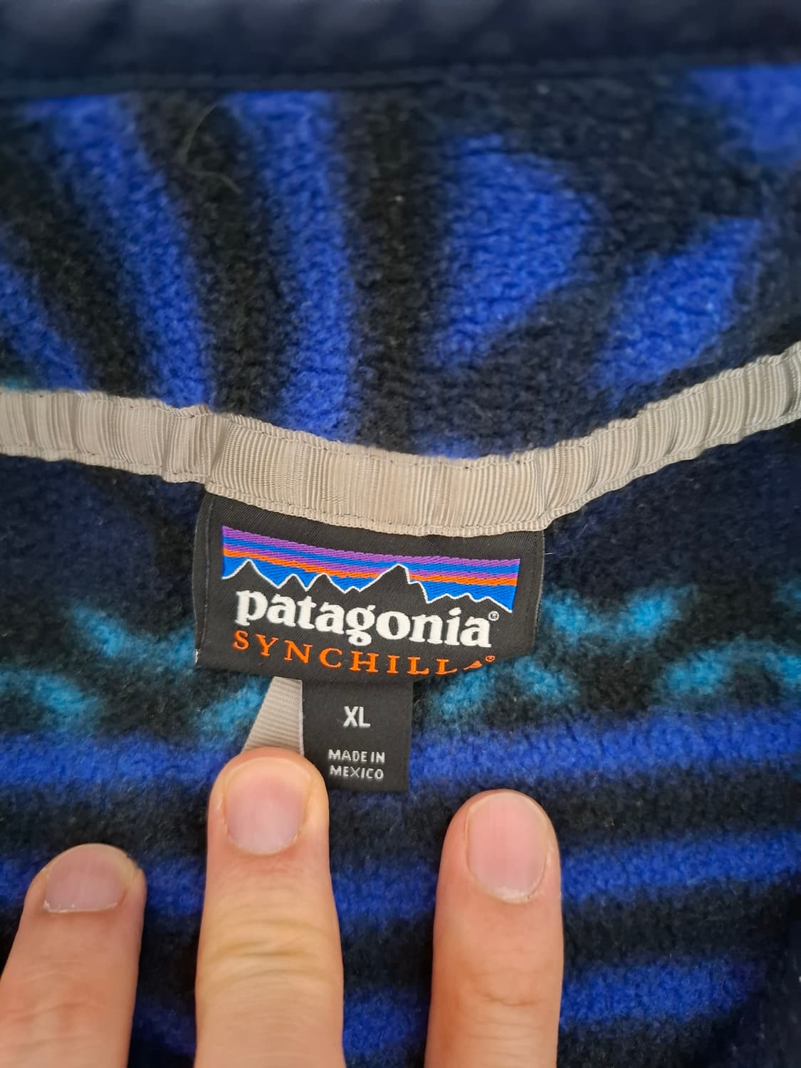 XL 파타고니아 신칠라 플리스 아즈텍 패턴 상품이미지3