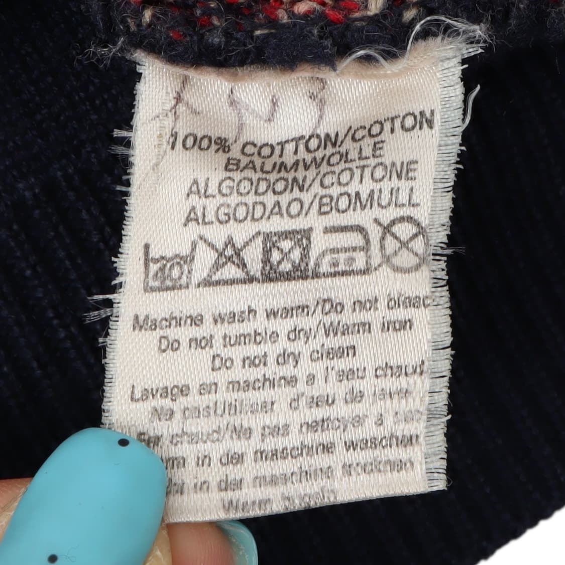 버버리 크레스트 네이비 노바체크 울 가디건 상품이미지9