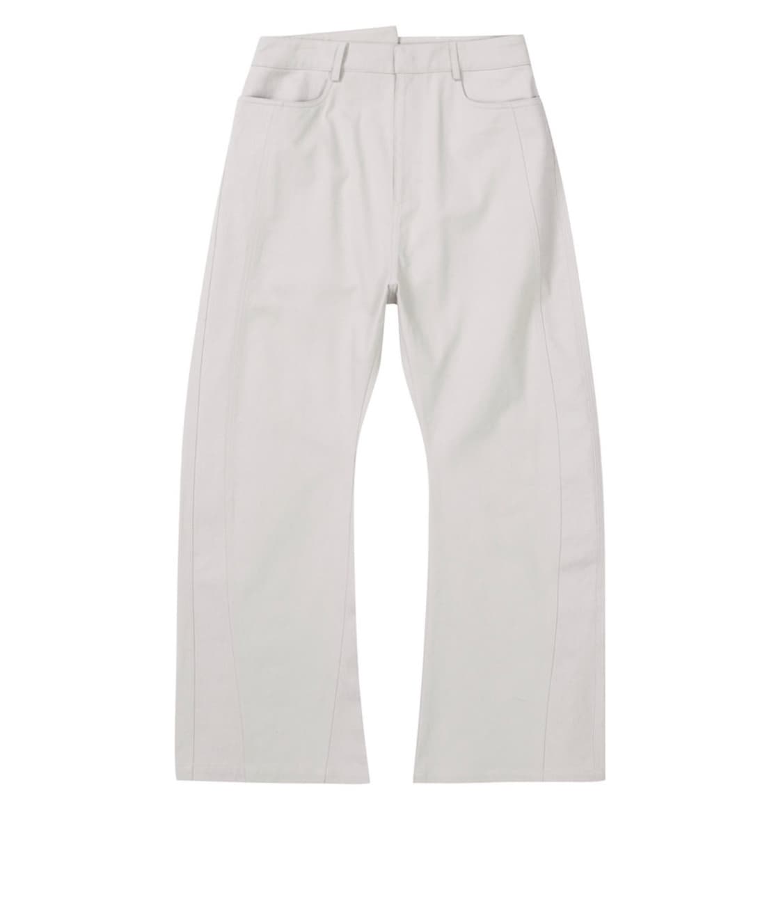 L) 엑슬림 ep9 03 트라우저 라이트그레이 오프화이트 새상품 상품이미지1