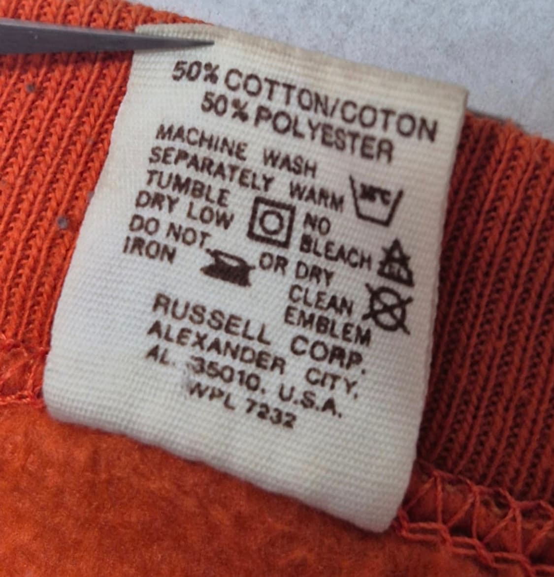 [L]70s US Made 러셀 스웻 - 126 상품이미지4