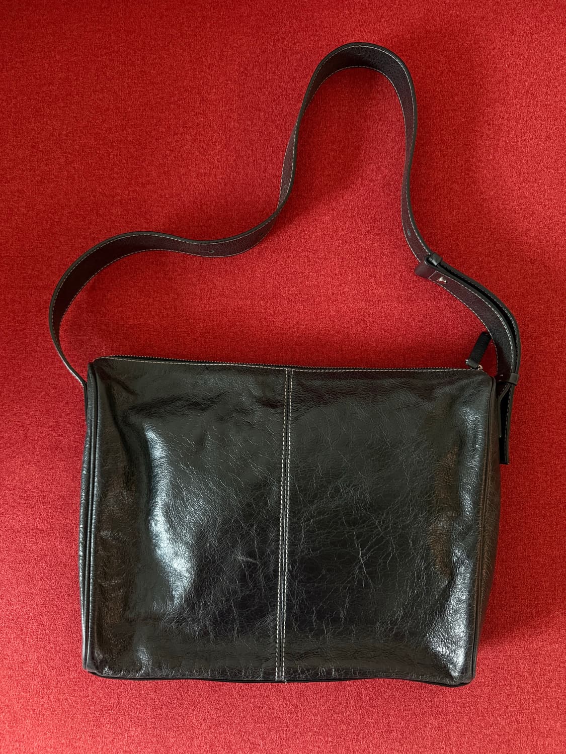 마뗑킴 Vintage Square Leather Big Bag 상품이미지2