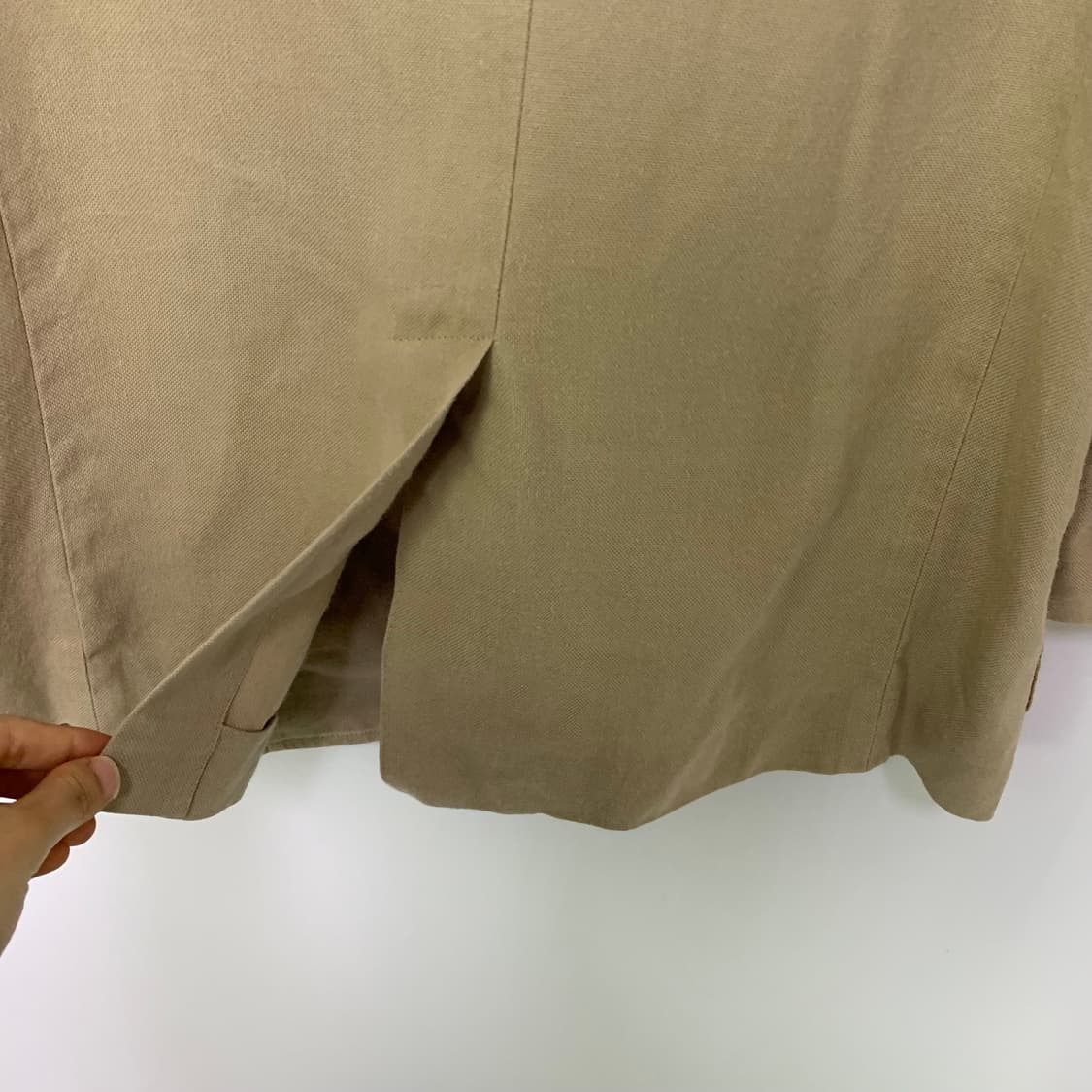 폴로랄프로렌 베이지 은장 버튼 린넨 블레이저 베이지 빈티지 남성 L 상품이미지4