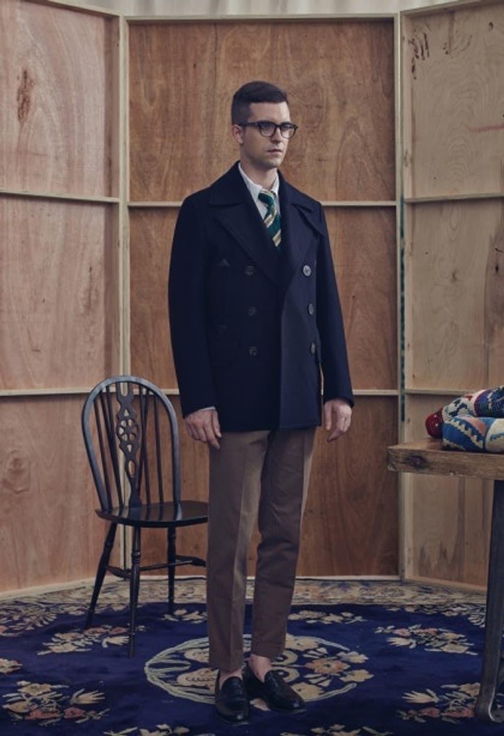 비바스튜디오 클래식 해군 피코트 네이비 S 상품이미지4