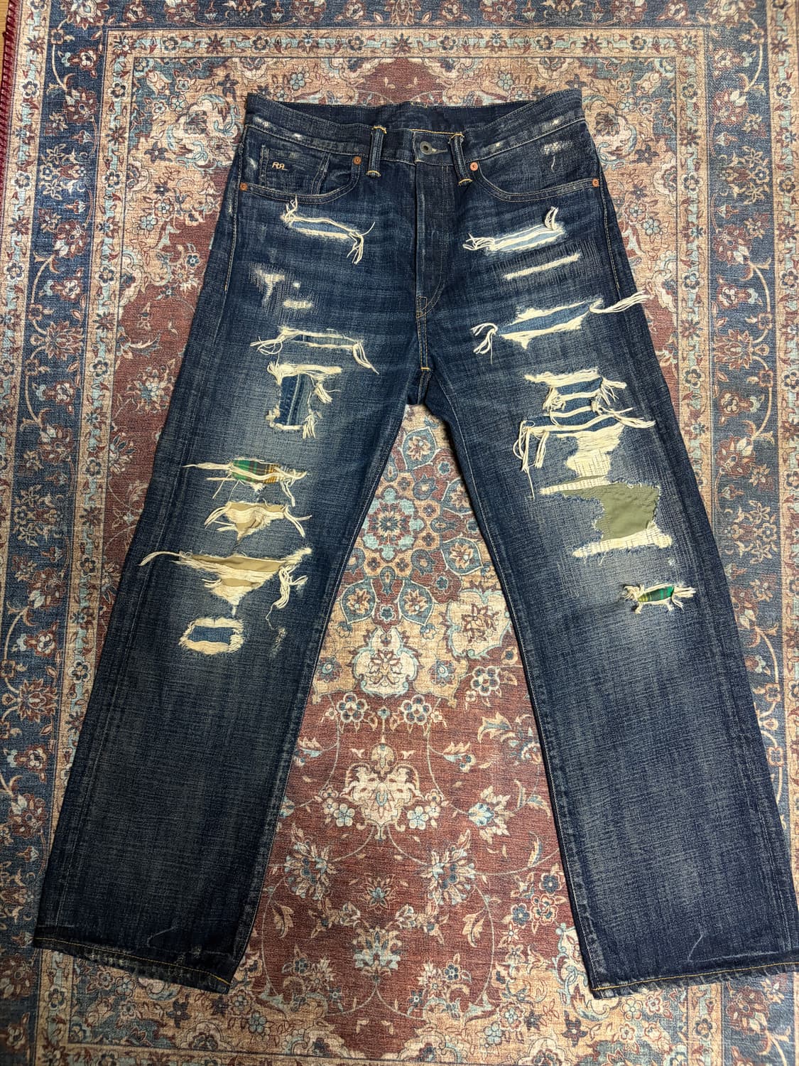 더블알엘 빈티지5포켓 섬터 진 31X30 상품이미지1