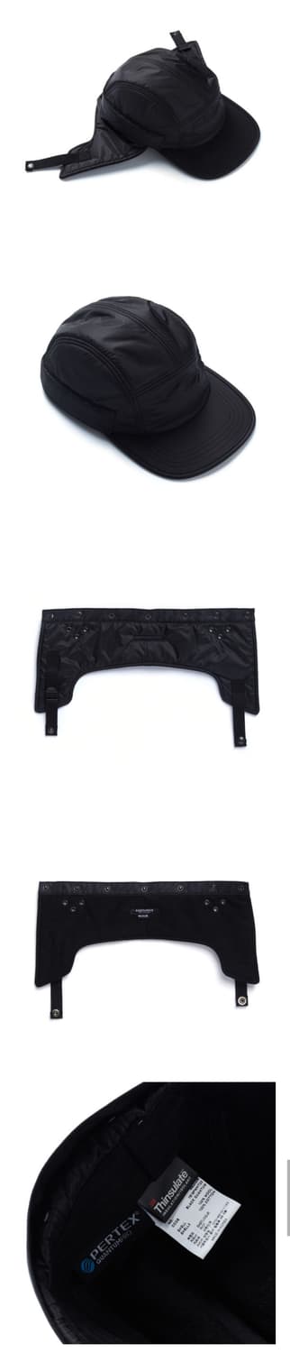 이스트로그 / EASTLOGUE 퀼티드 5 패널 캡 블랙 퀀텀 / M 상품이미지3