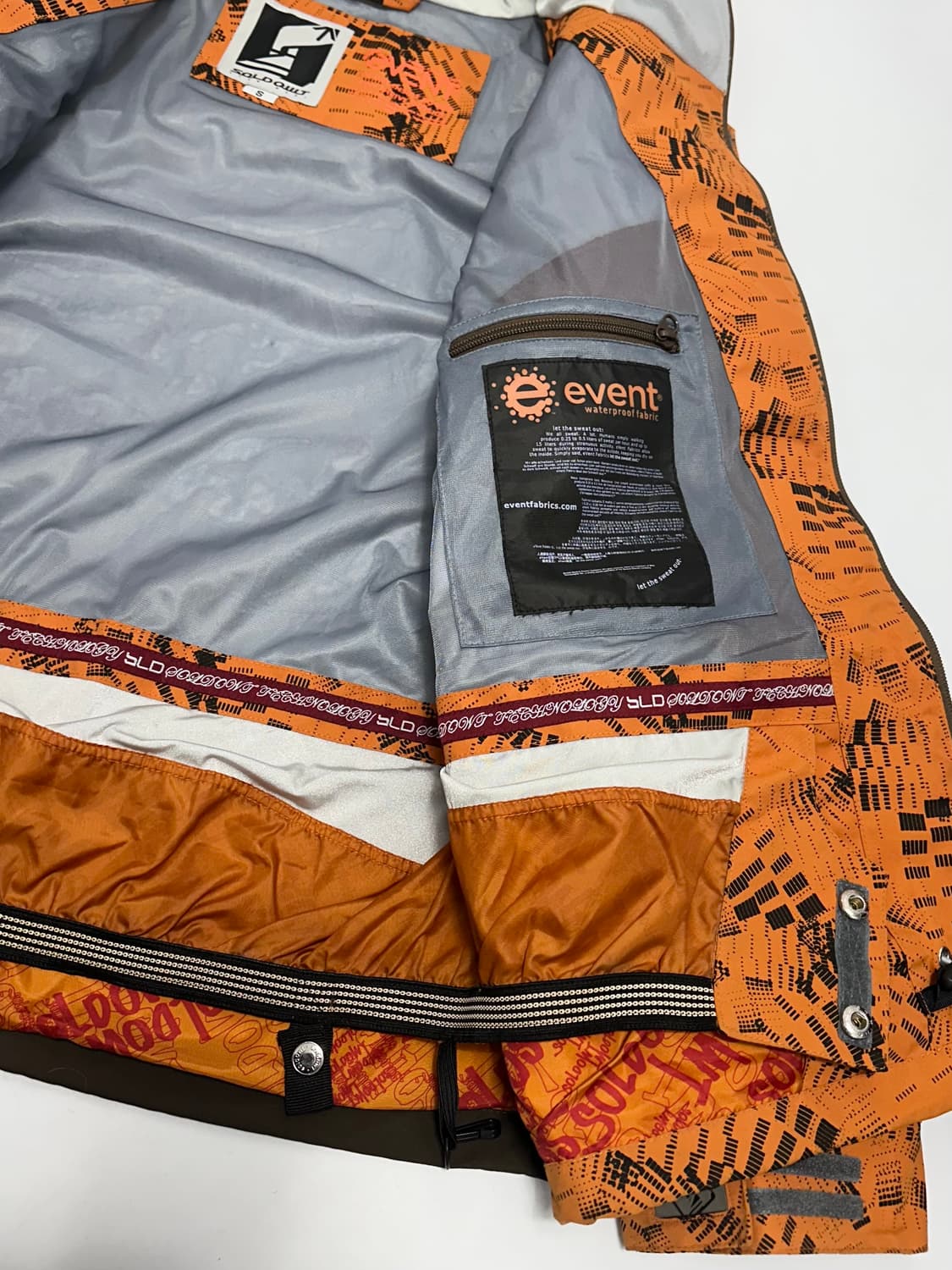 sold owt 패턴 스키복 바람막이 자켓 상품이미지8