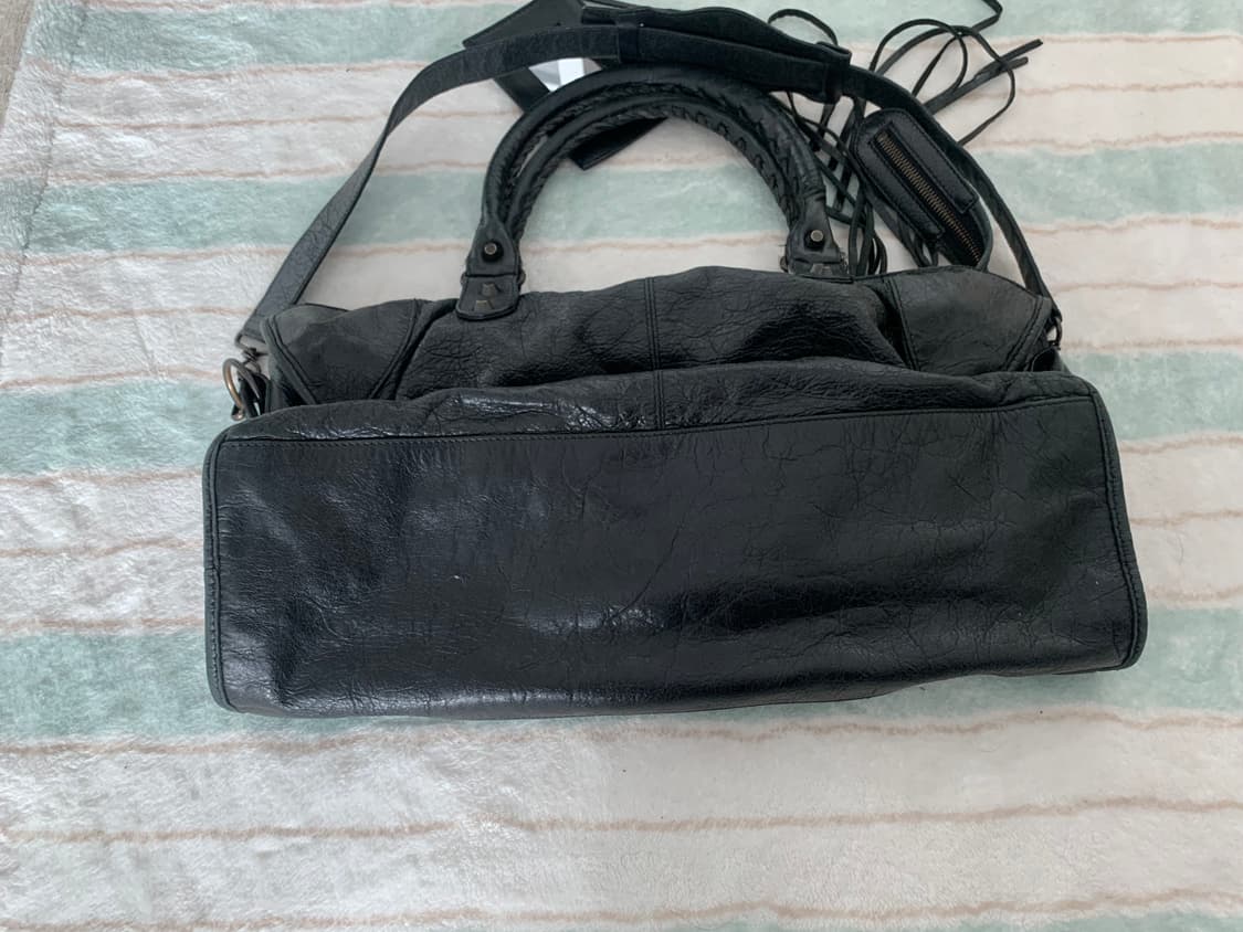 발렌시아가 모터백 라지 블랙 시티백 르시티 정품 상품이미지7