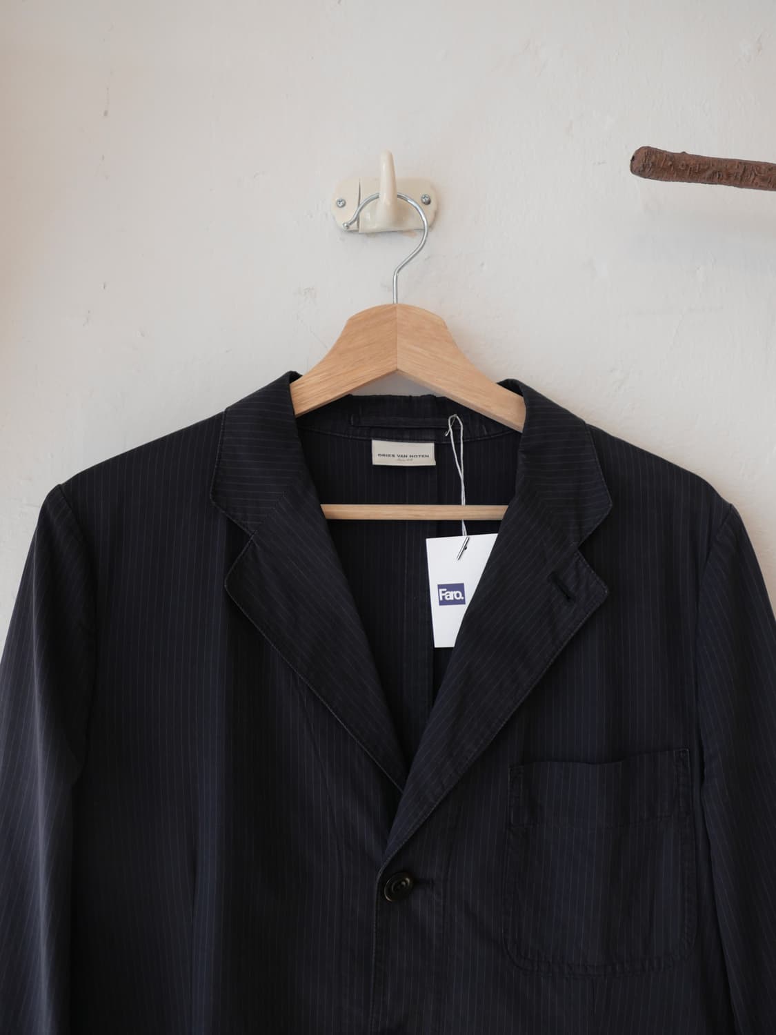 드리스 반 노튼 스트라이프 블레이저 상품이미지2