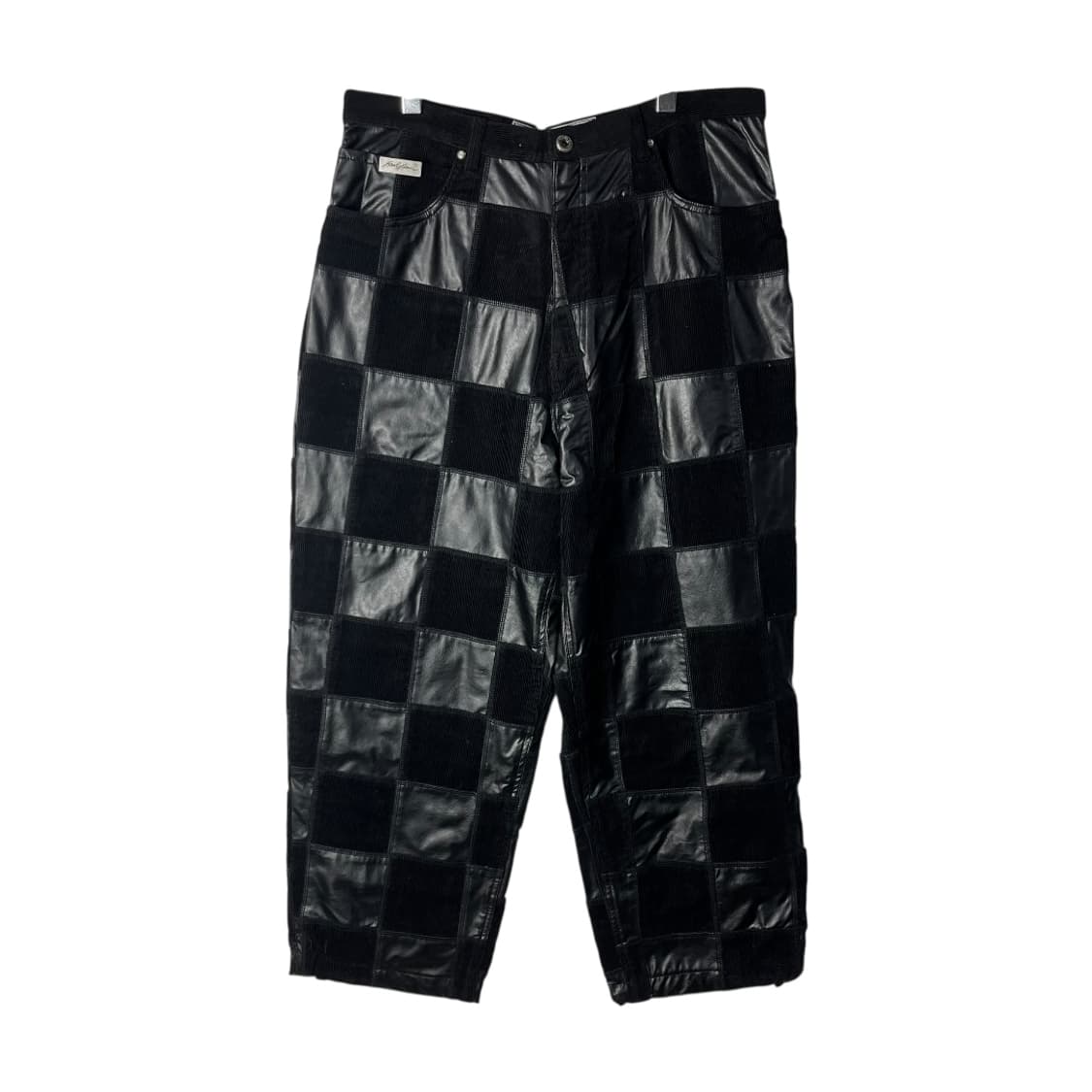 [Karl Kani] 칼카니 레더믹스 체커보드 코듀로이팬츠 상품이미지1