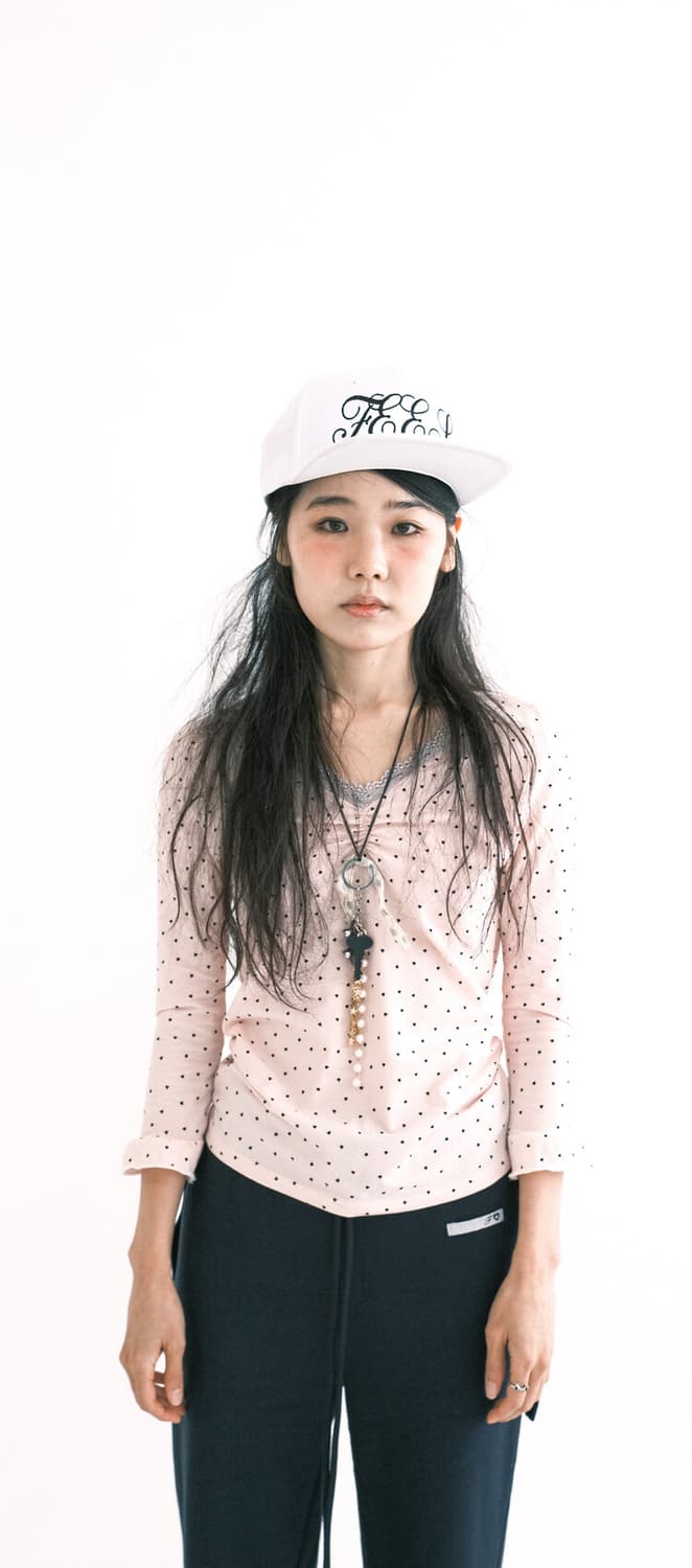 반택포) 샵페어리 mini heart lace top pink 상품이미지2