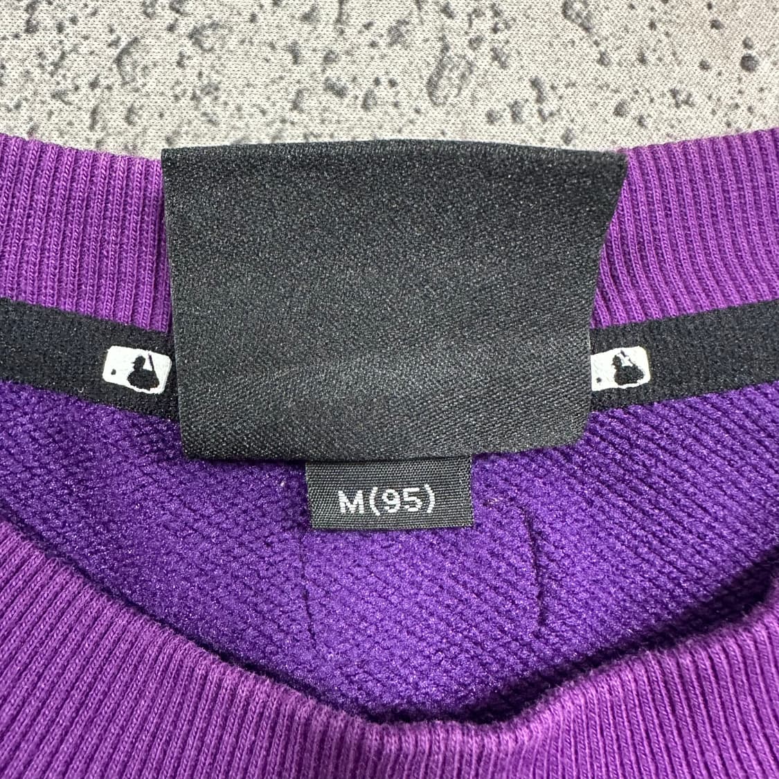 ✨ (바배) MLB 뉴욕양키즈 빅로고 퍼플 맨투맨  상품이미지3