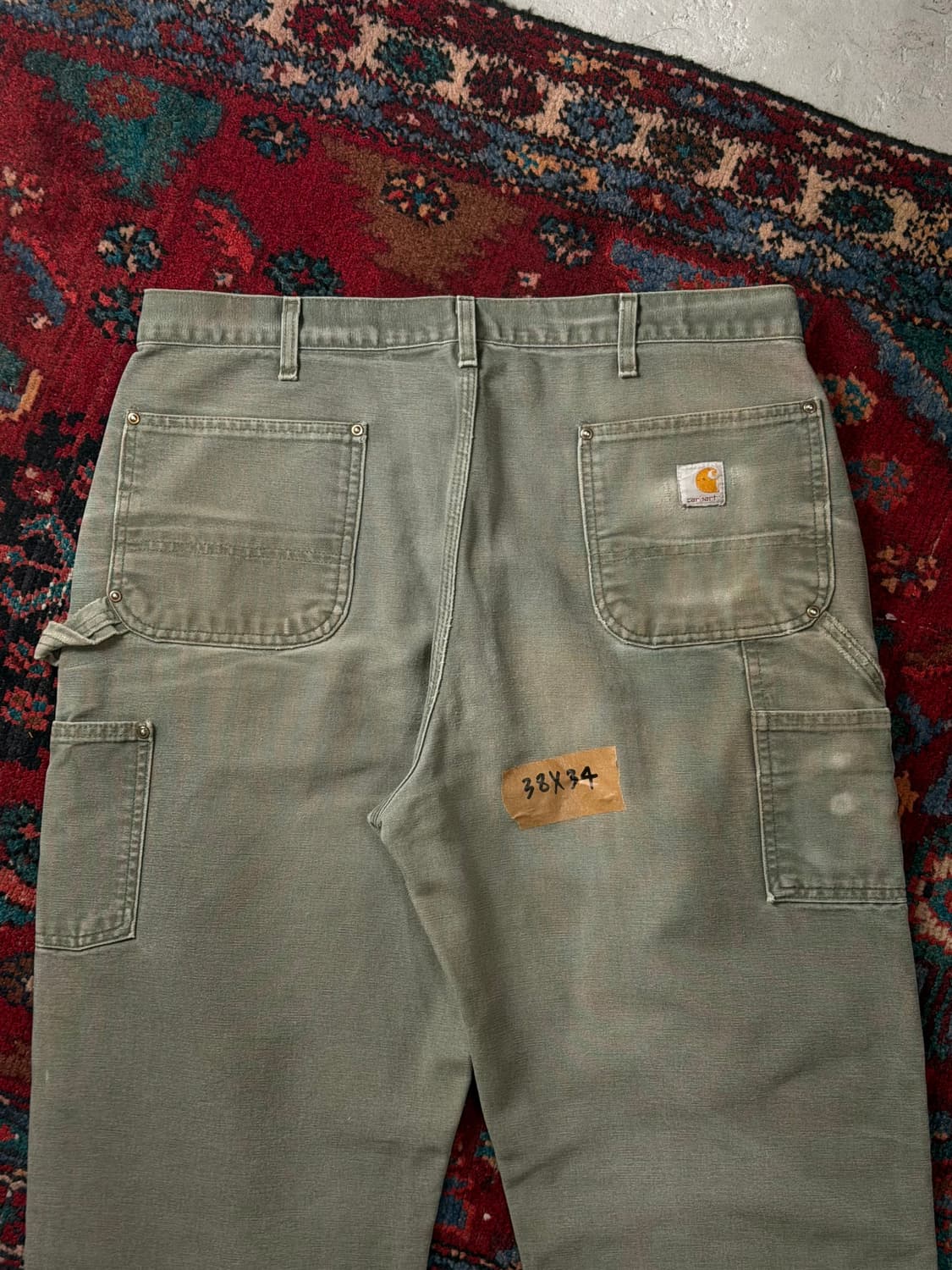 OG USA Made 칼하트 더블니 모스그린 칼하트 B01 MOS 썩블니 상품이미지6