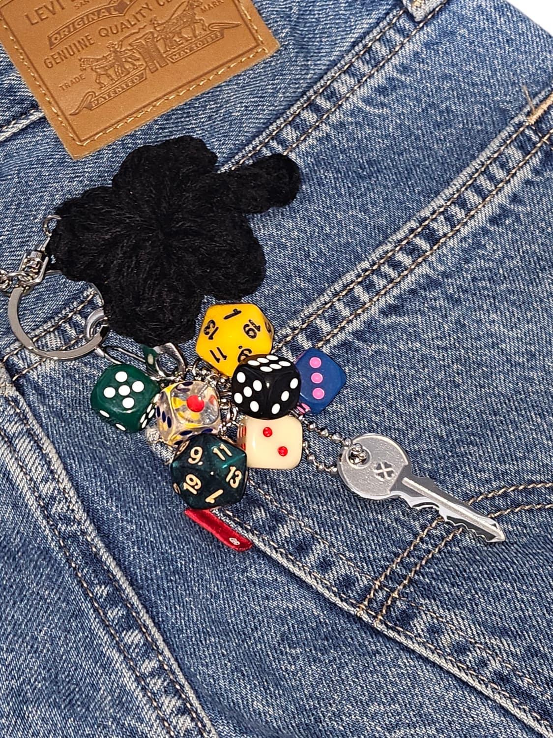 주사위 키링 / 다이스 키링 바지체인 상품이미지2