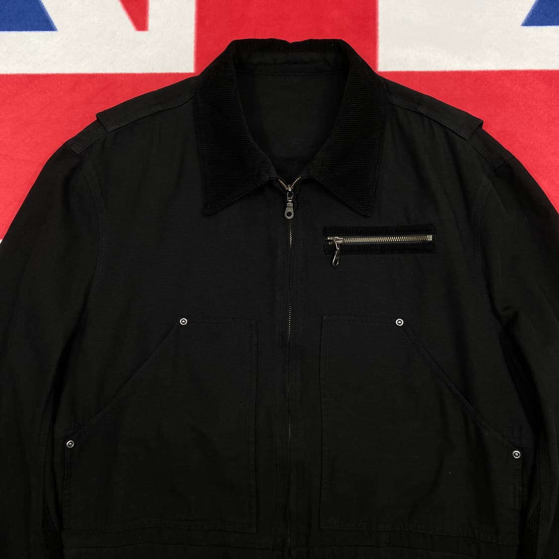 쿠어 오버다잉 페이디드 워크자켓 L 상품이미지3