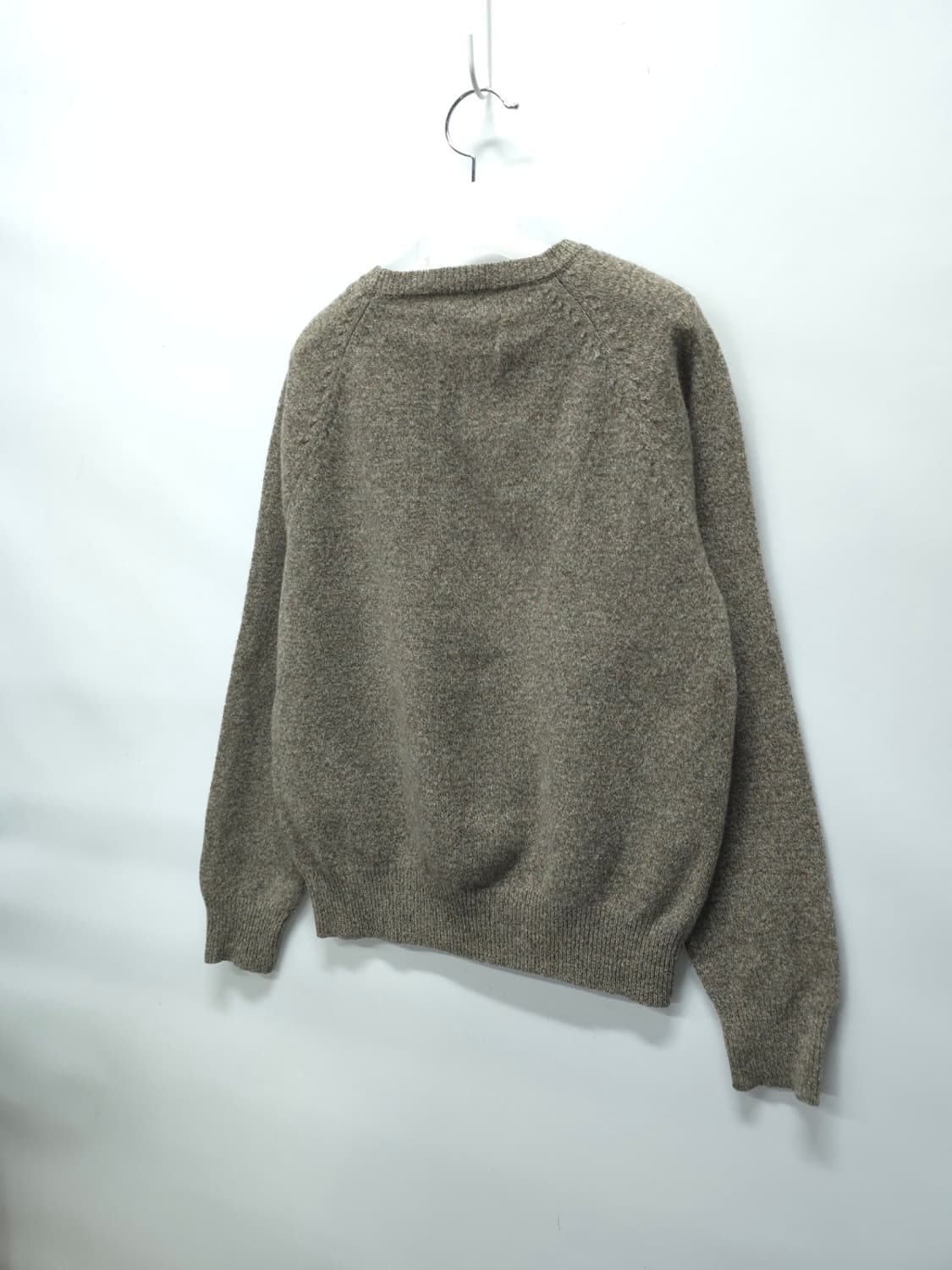 제이크루 여성 100% 램스울 헤더 브라운 라글란 니트 상품이미지8