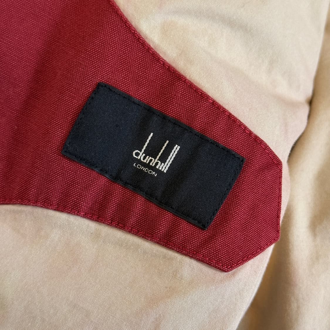 던힐  포르투갈 생산 버건디 람포 지퍼 사양 라이더 자켓 상품이미지7