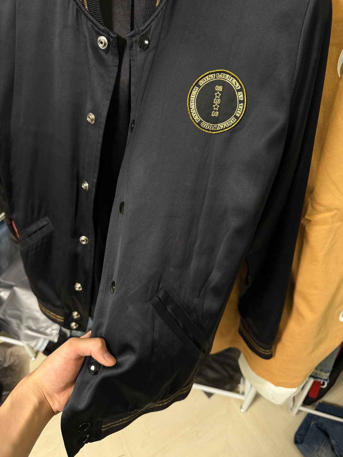 생로랑 2016 FW 할리우드 팔라듐 테디 자켓(46) 상품이미지9