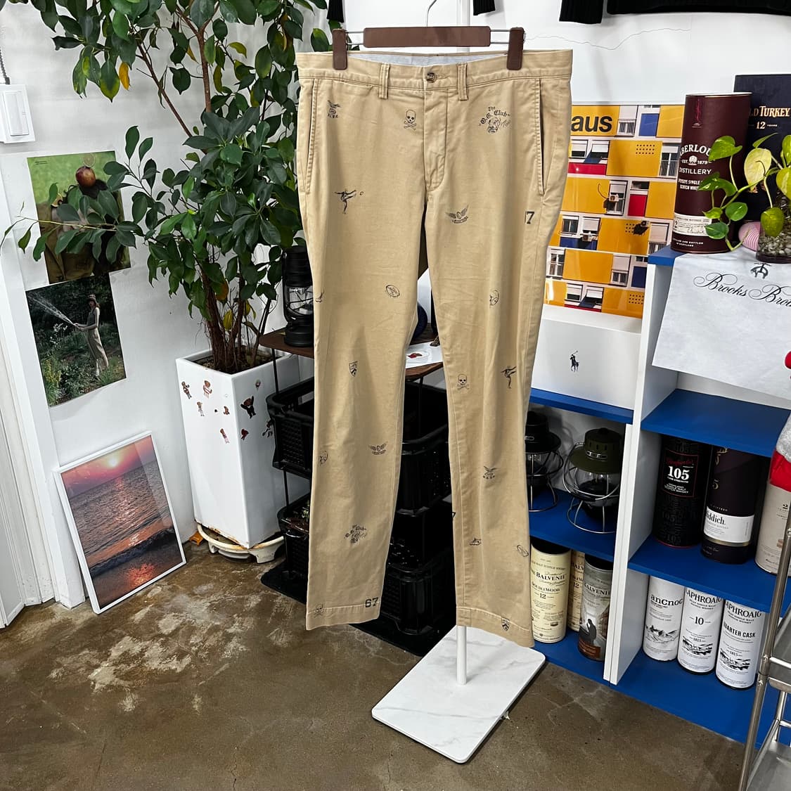 폴로랄프로렌 그래픽 프린팅 치노팬츠 33/34 상품이미지1