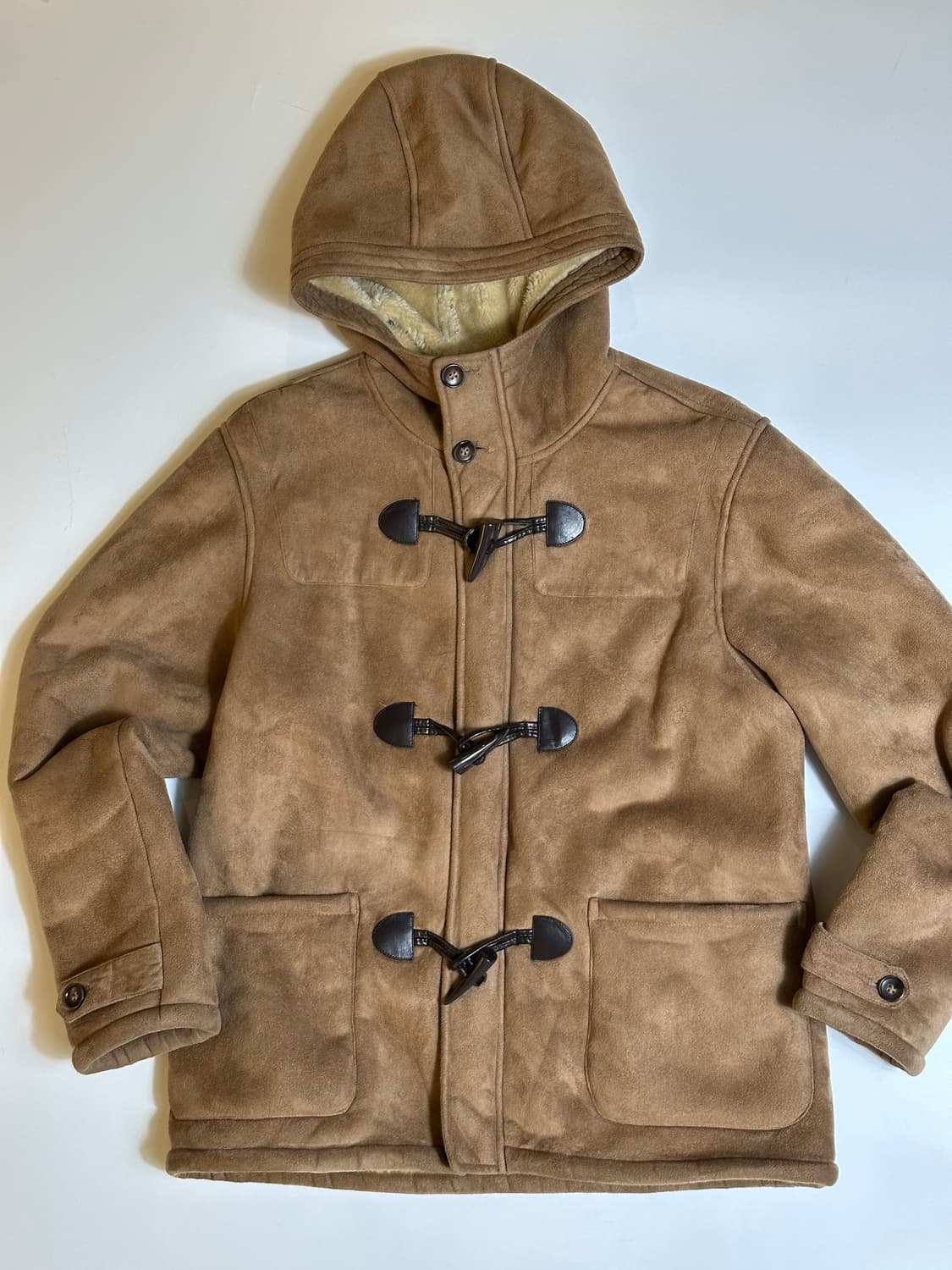 카라멜 더블 후드 코트  상품이미지10