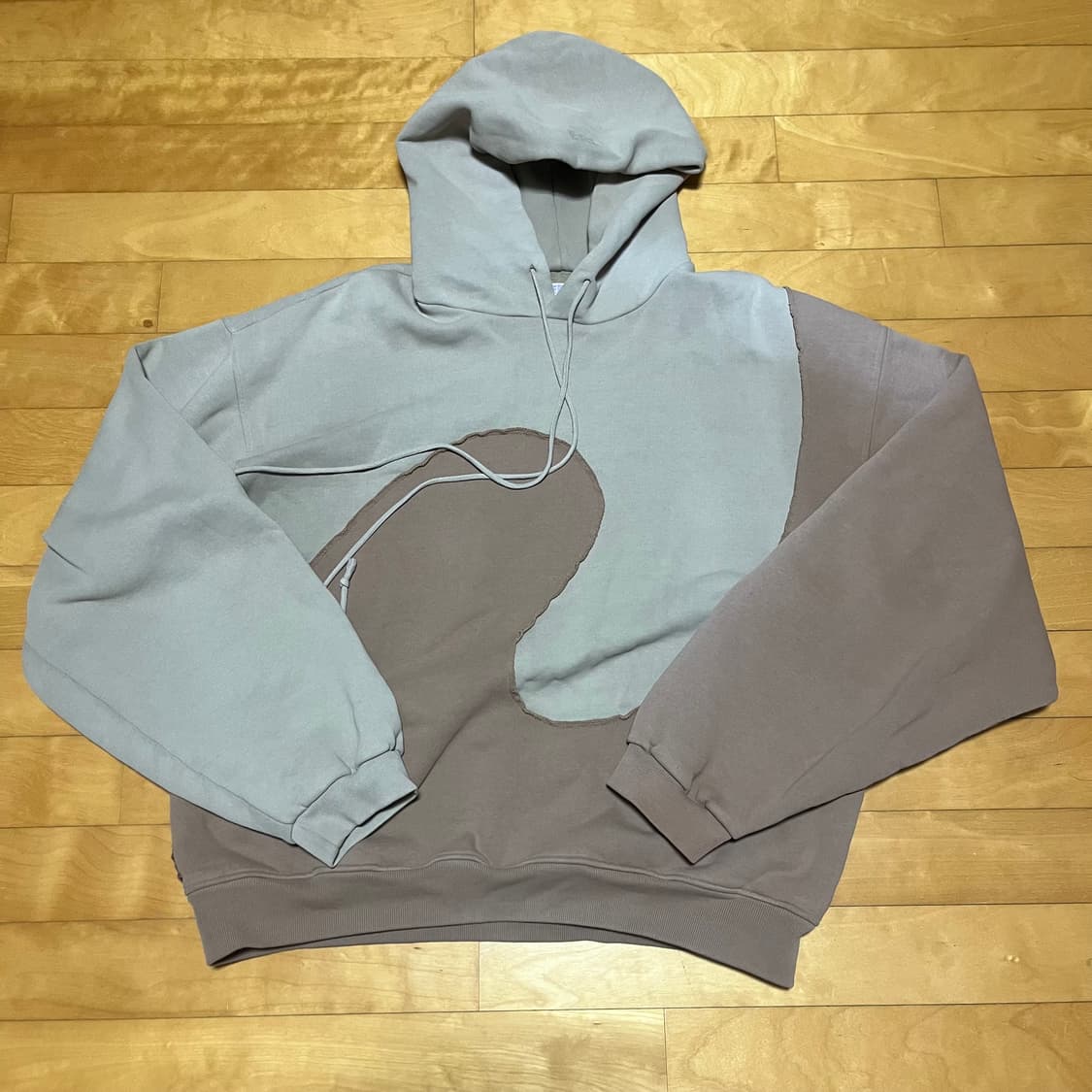 L) erl 스월 후드 브라운 상품이미지1