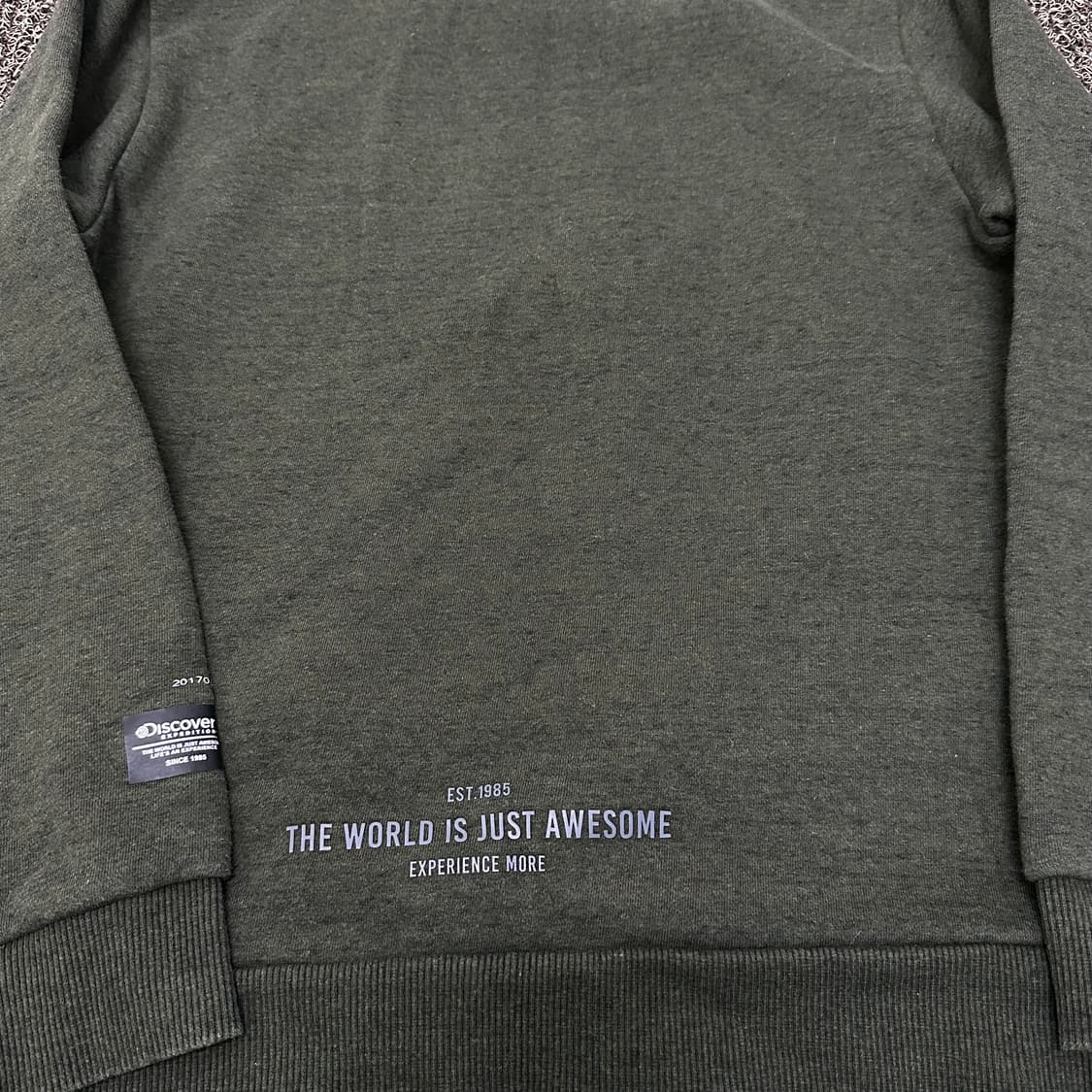 디스커버리 여성 기모 맨투맨 카키 95(M) 상품이미지6