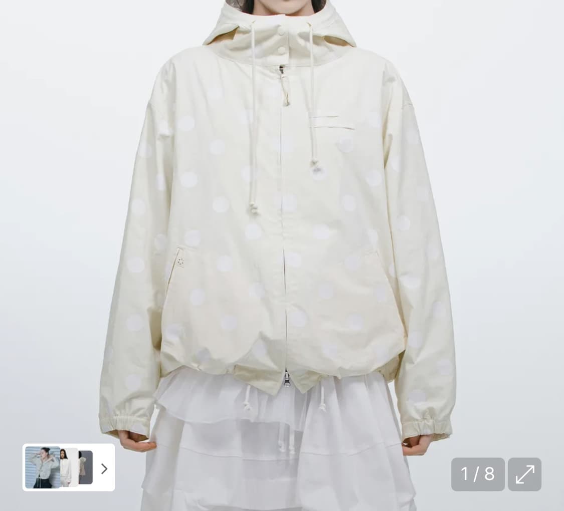 오헤시오 도트 바람막이  상품이미지3