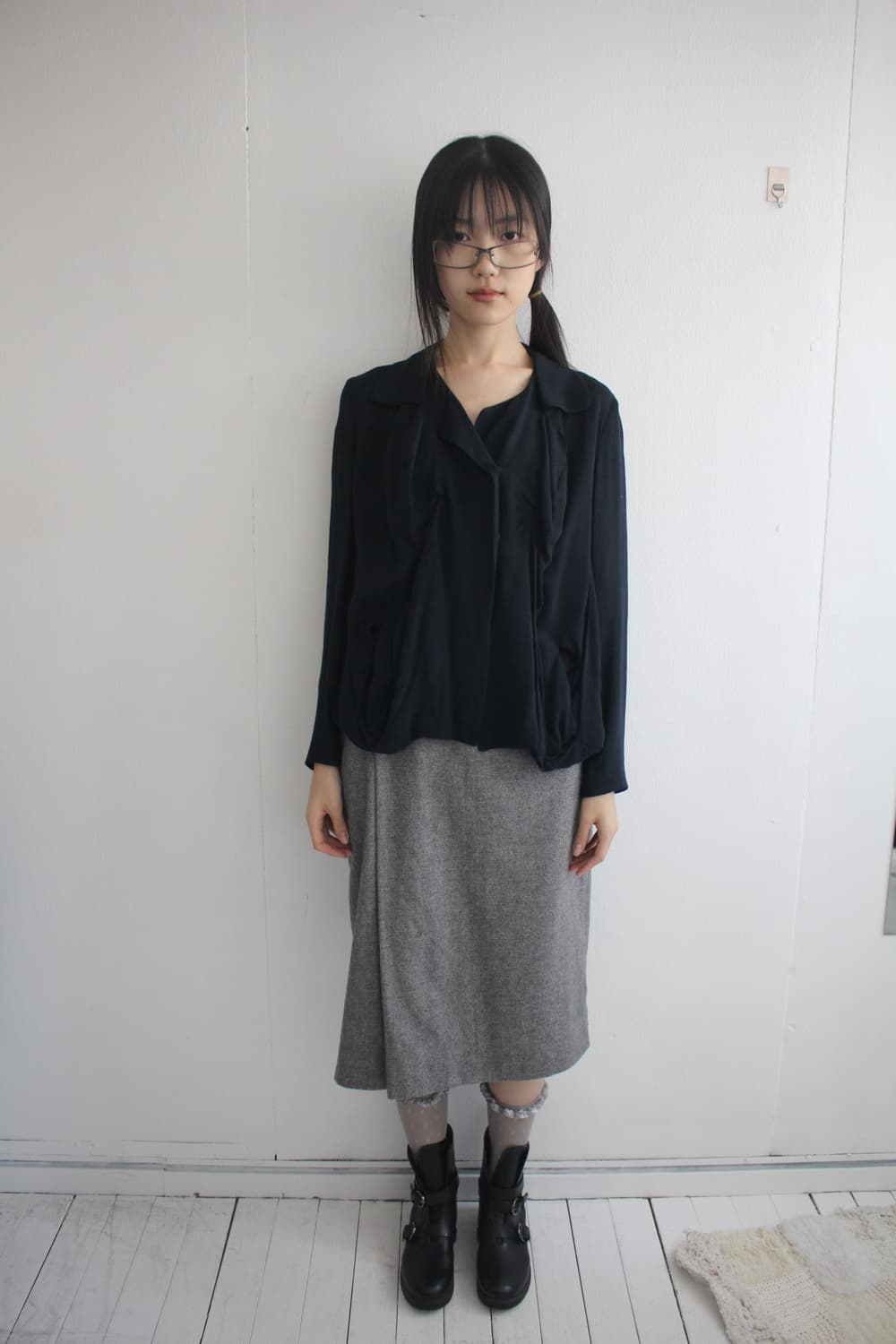 marni drape viscose blouse jacket 상품이미지2