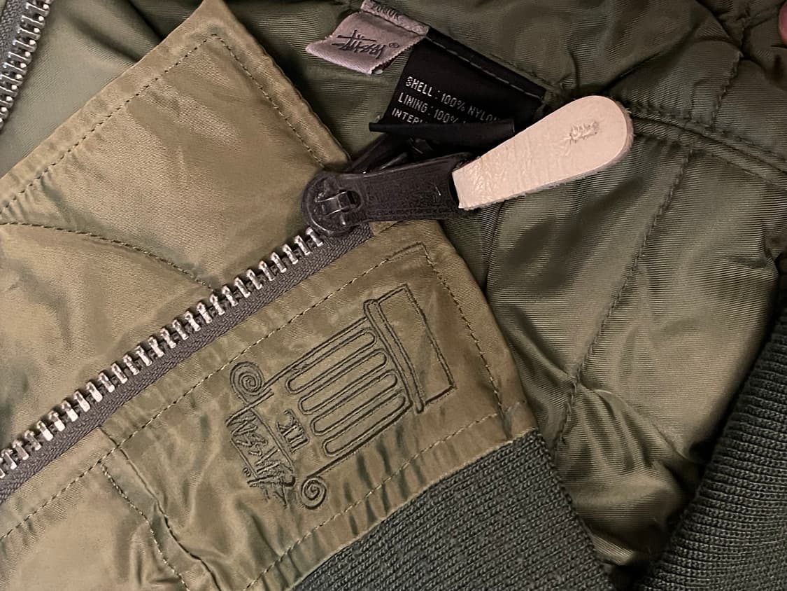 스투시 프라그먼트 알파 인더스트리 ma-1 상품이미지6