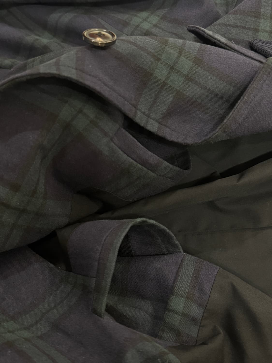 킥더빗 맥코트 블랙와치 L 상품이미지3