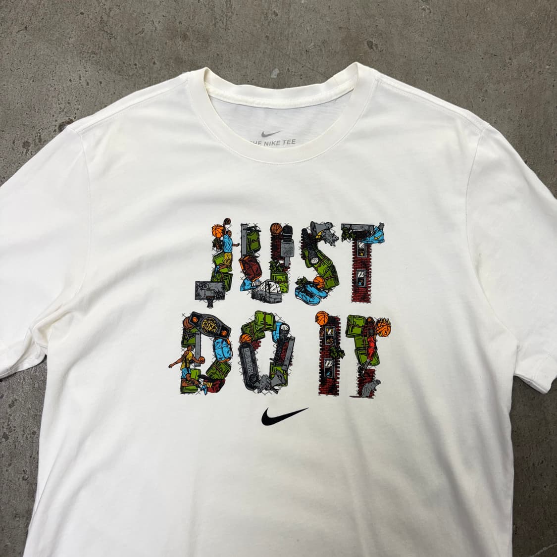 나이키 화이트 반팔티[2179] 상품이미지2