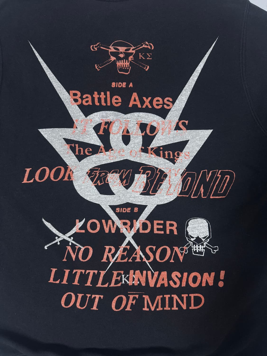 2010 usa 스투시 코스타스 세레메티스 시그니처 해골 콜라주 스웻셔츠 상품이미지3