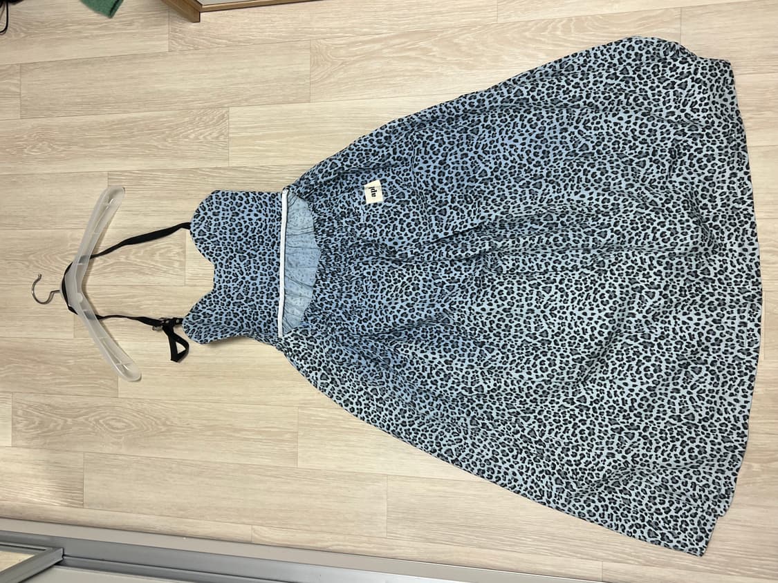 플리즈프로젝트(에이플리즈)-레오파드데님원피스 상품이미지5