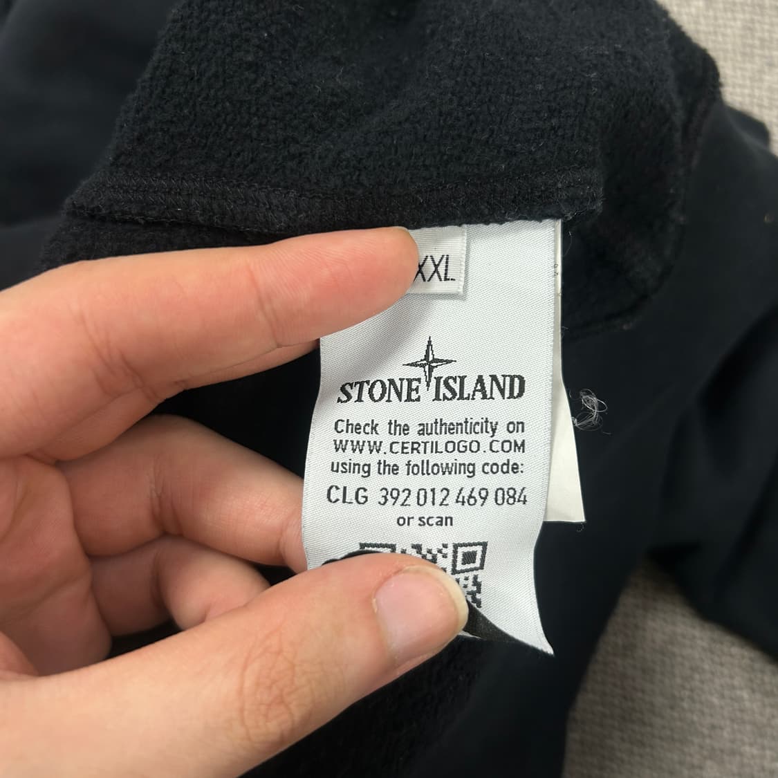 스톤아일랜드 블랙 와펜 맨투맨(2XL) 상품이미지7