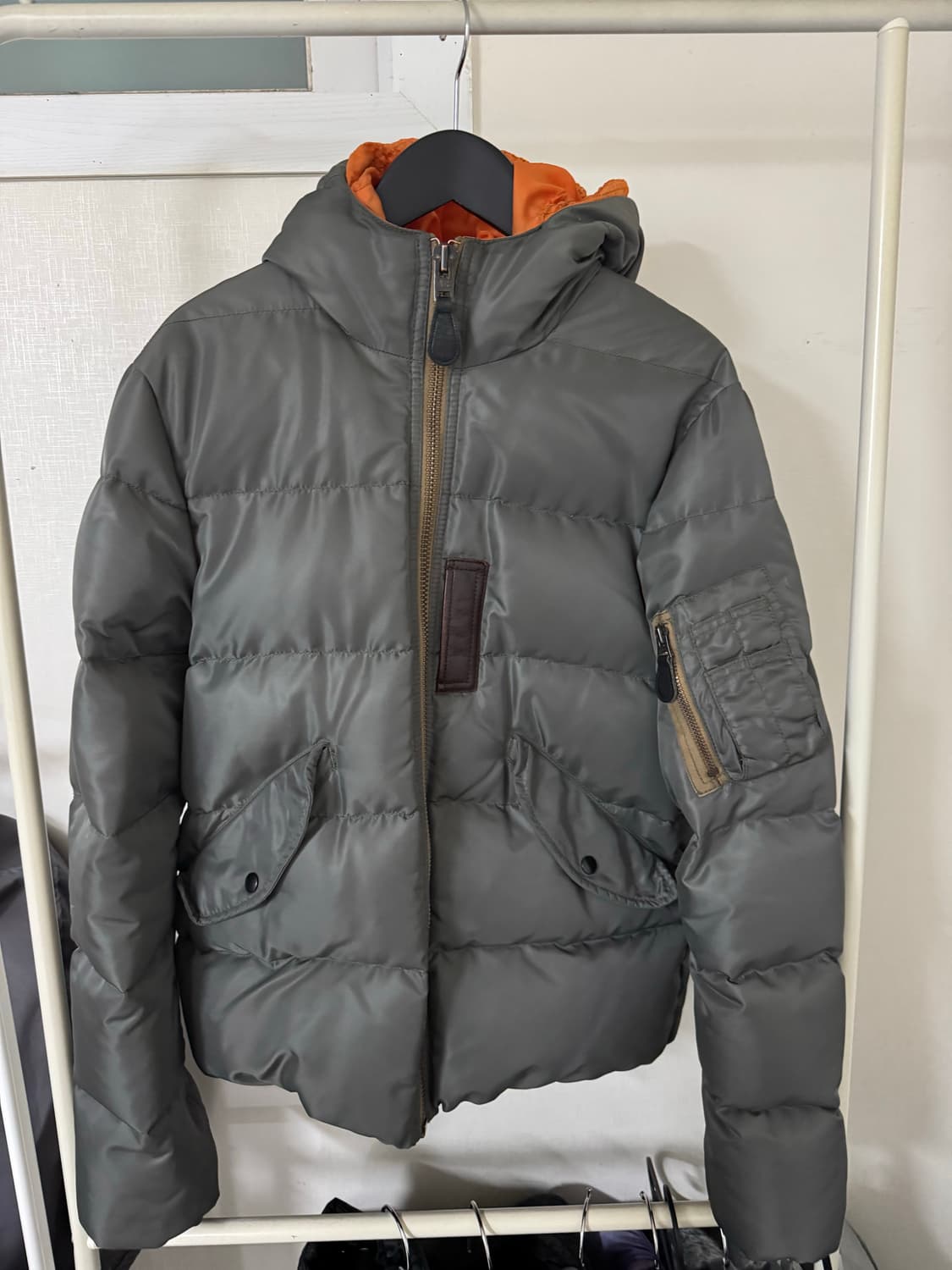 준야와타나베 밀리터리 다운자켓 상품이미지1