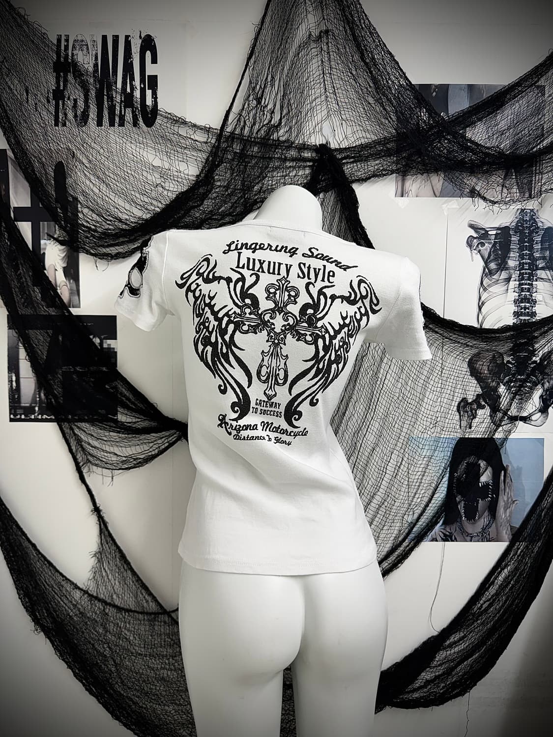 M.K.R skull printing halfsleeve 상품이미지2