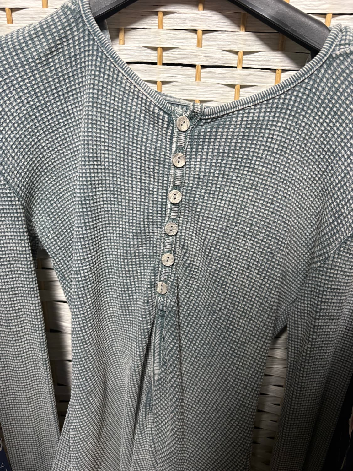 미스치프 와플 레이어드 후드 카키 m 사이즈 판매합니다 상품이미지2