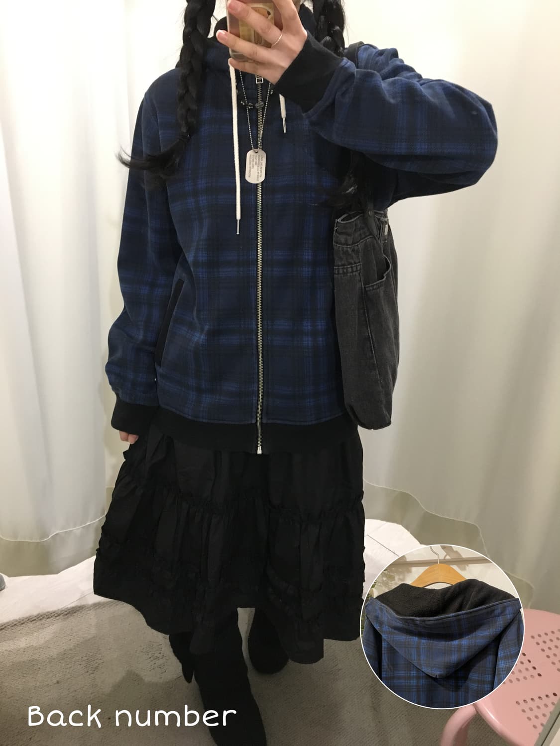 back number check hoodie jk 상품이미지1