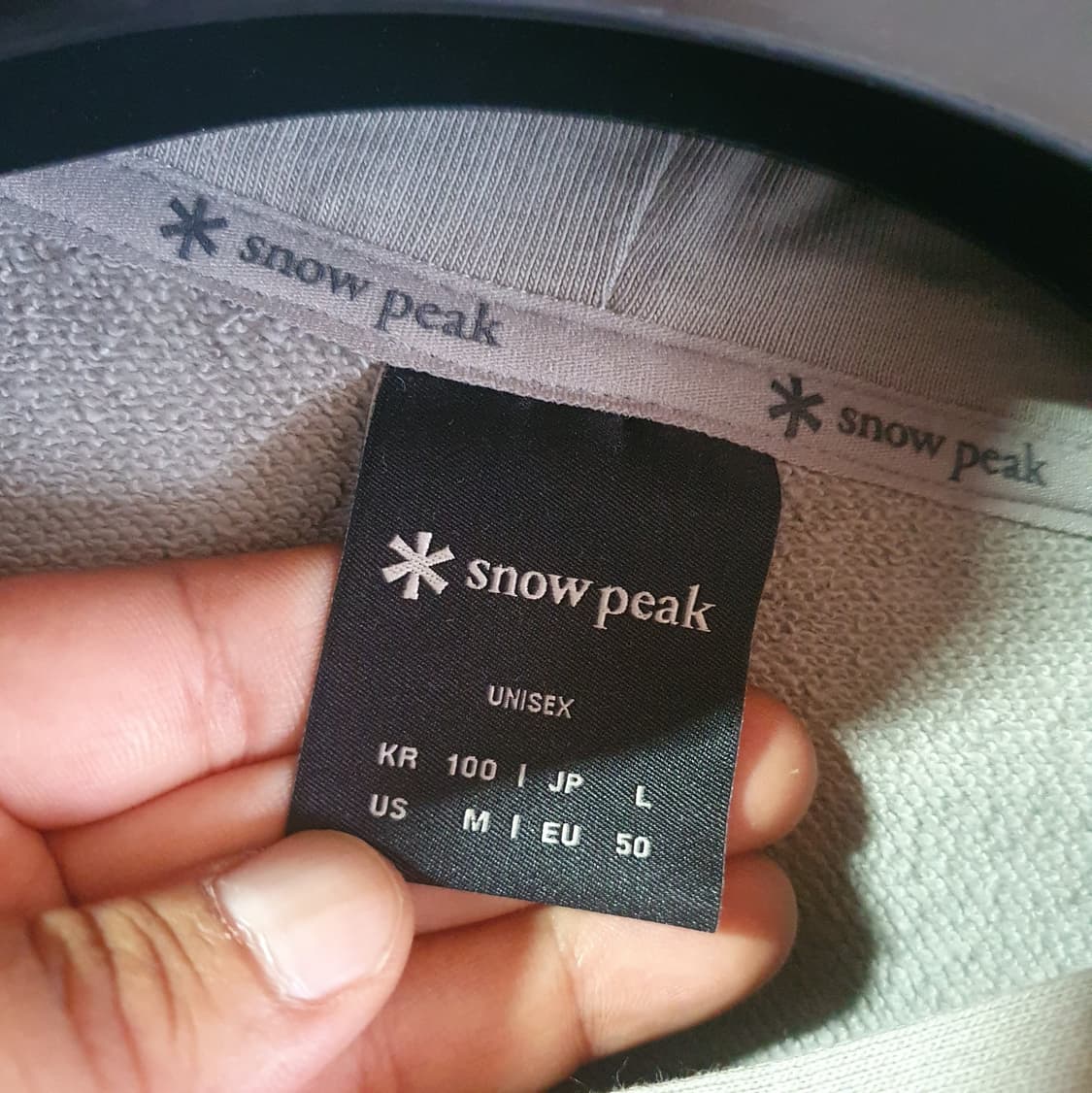 스노우피크 후드티 100 상품이미지3
