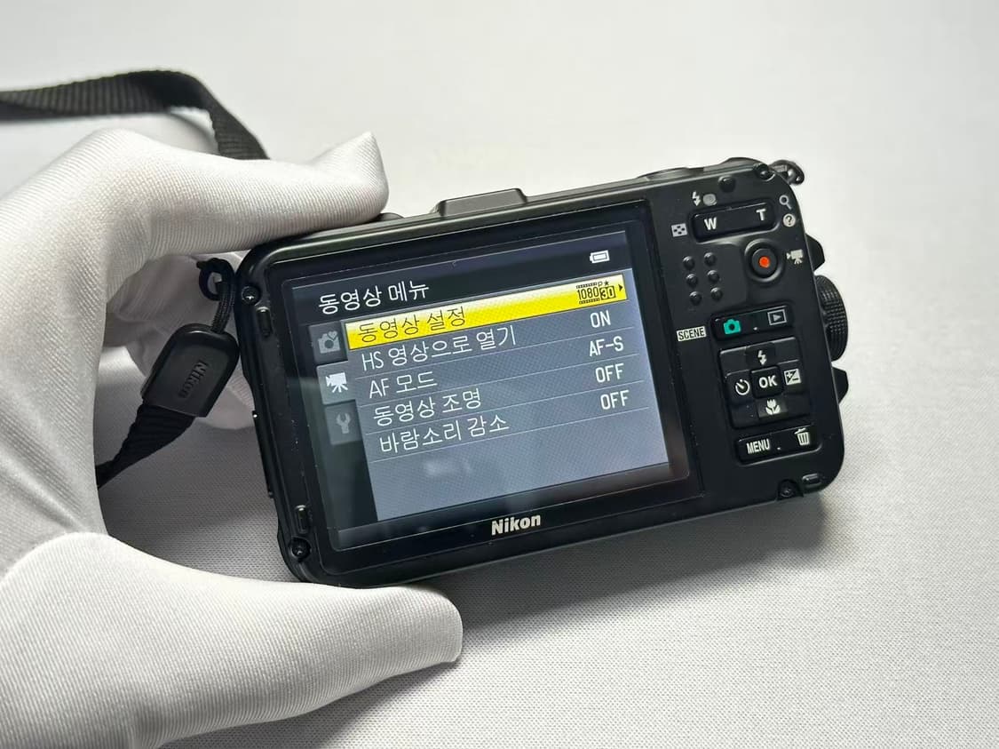 (민트급) 니콘 쿨픽스 aw100(aw110)오렌지 빈티지 디카 상품이미지7