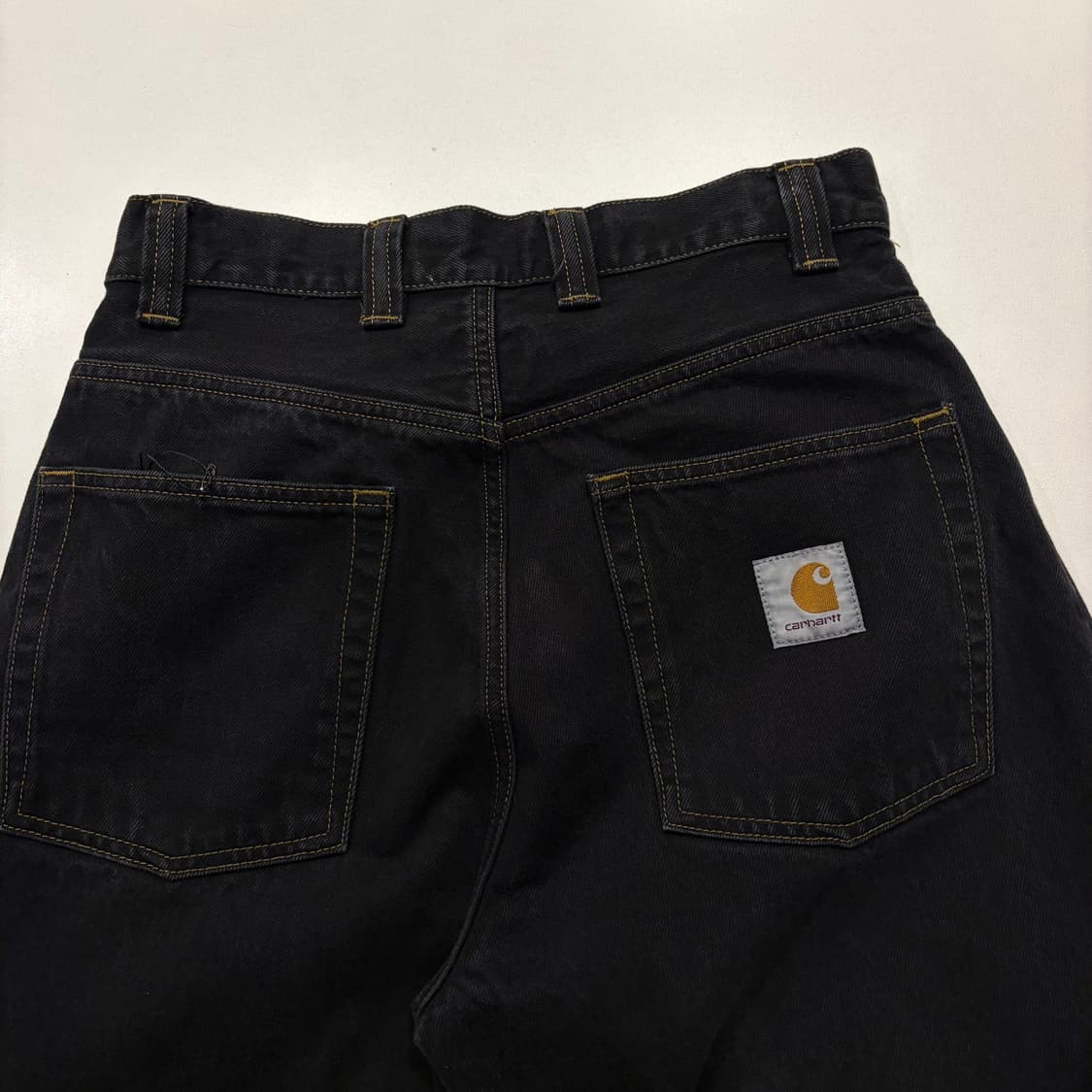 [XS] 칼하트 브랜든 블랙 데님 팬츠 청바지 C689 상품이미지3