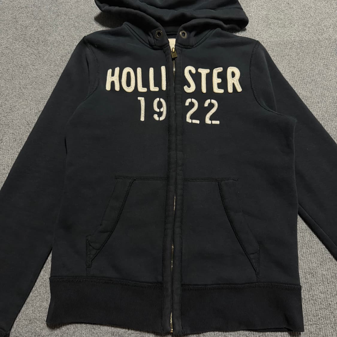 홀리스터 네이비 후드집업 S 상품이미지2