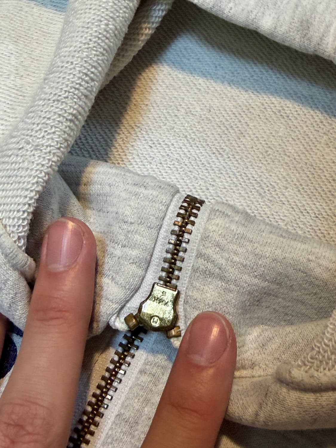 80s 아디다스 일본판 아카이브 트레포일 후드집업 그레이 상품이미지2