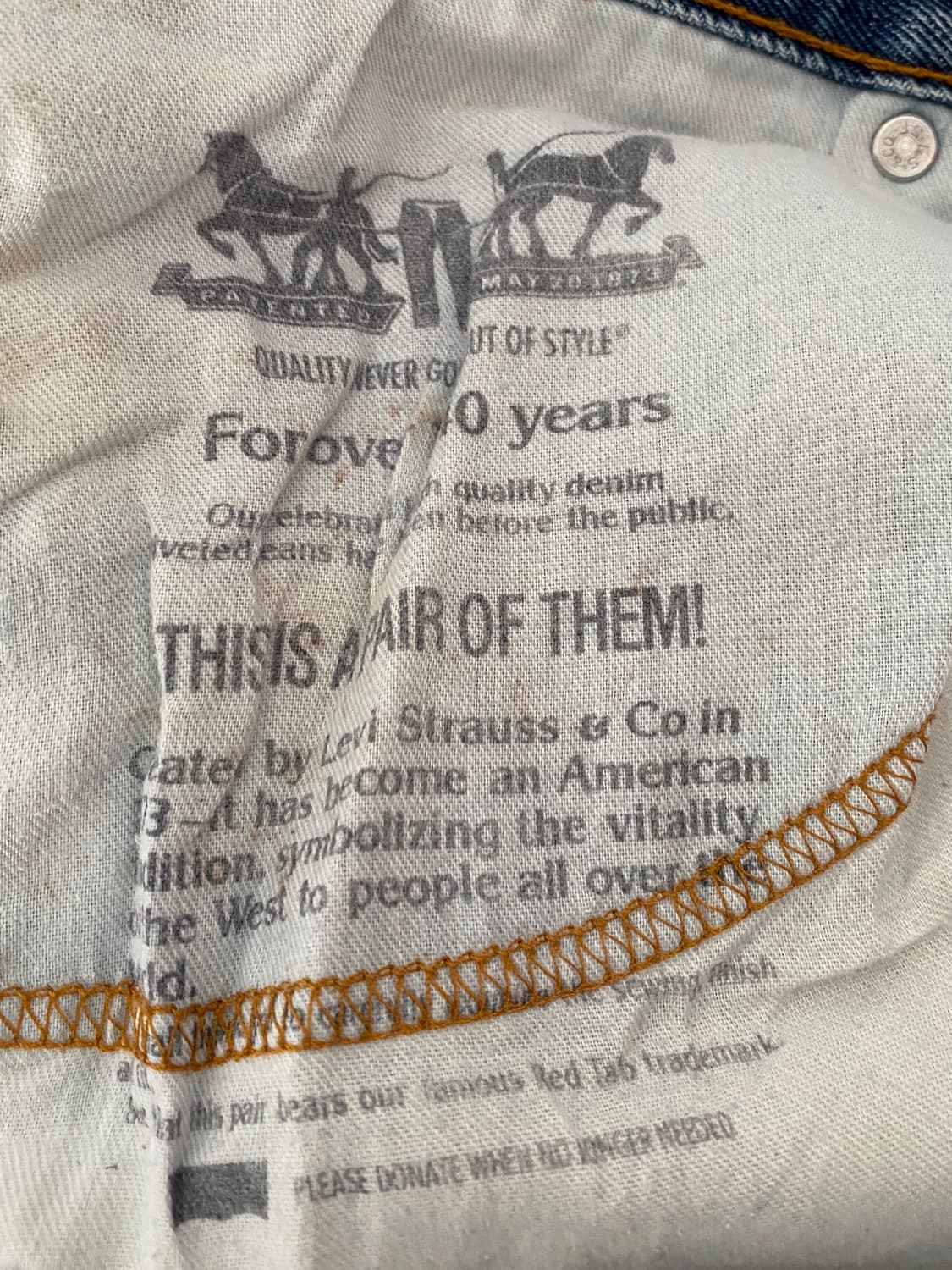 리바이스 505 (36) AB1699 상품이미지4