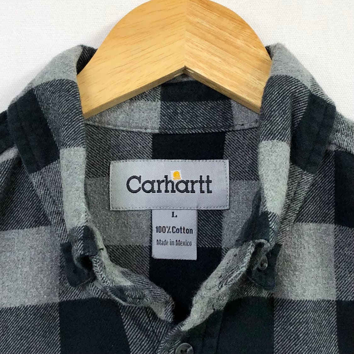 L 칼하트 체크 남방 상품이미지3
