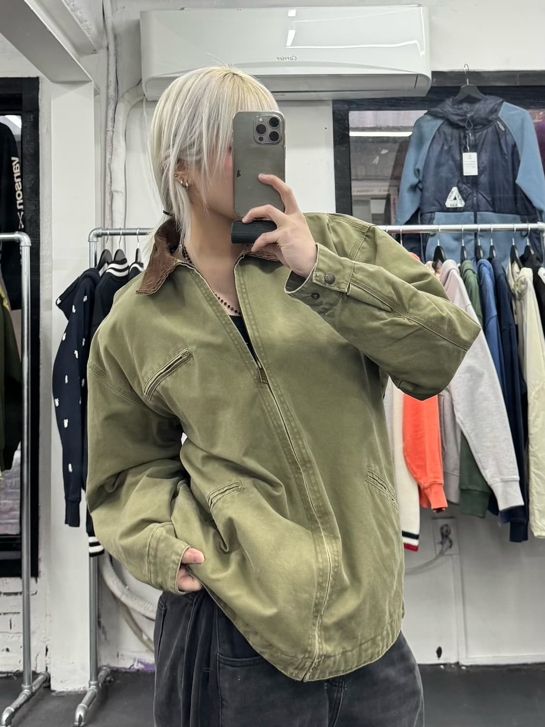 VTG 코튼 워크자켓 상품이미지4