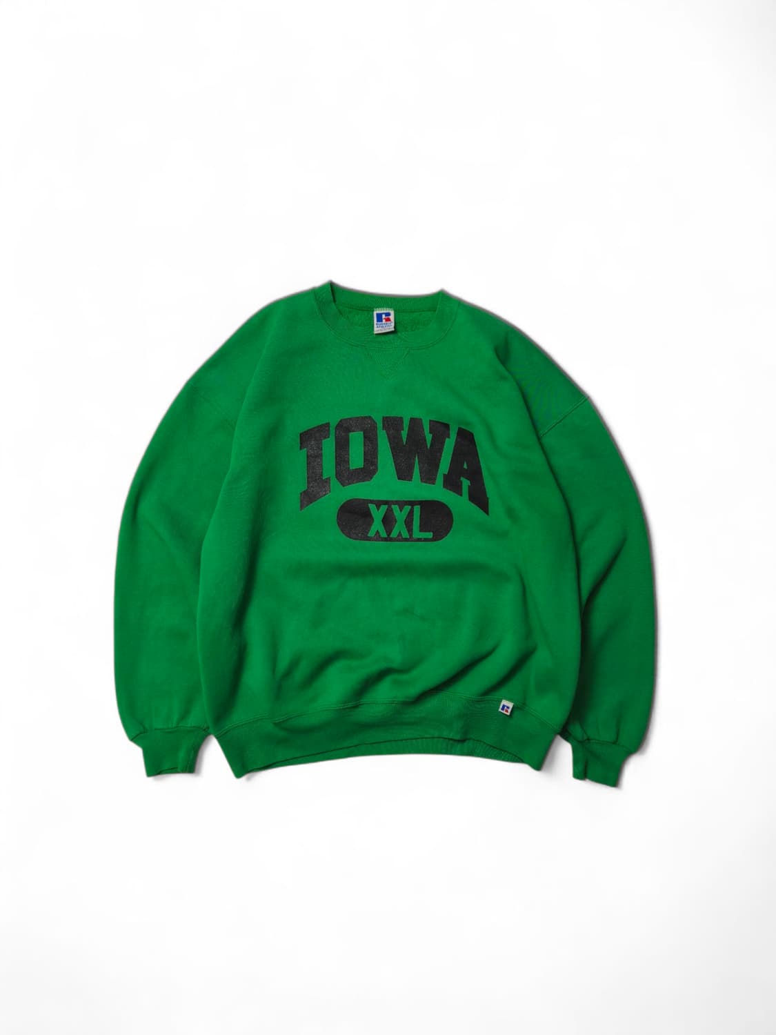 1990's 러셀 RUSSELL IOWA 그린 스웻셔츠 XL USA 미제 상품이미지1