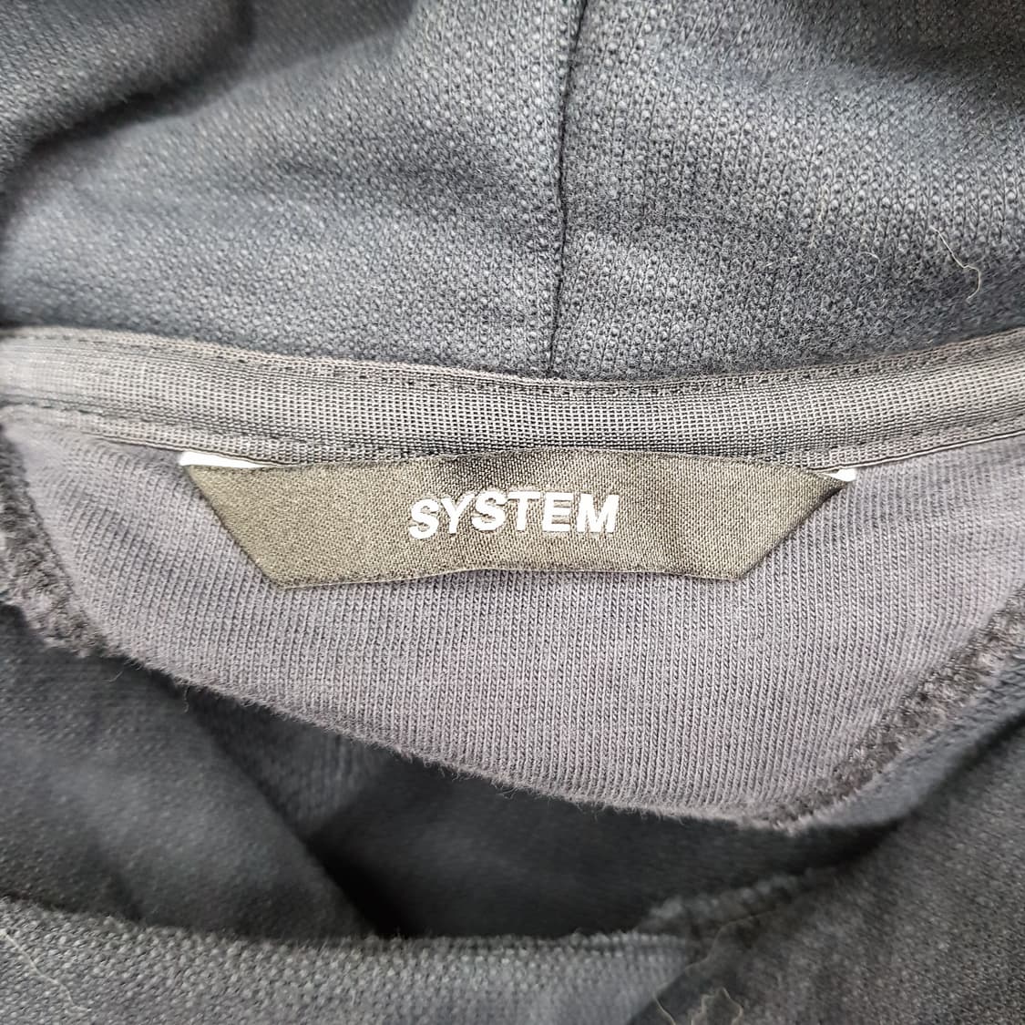 한섬 시스템 2023 백프린트 후드 스웨트셔츠 105사이즈 상품이미지6