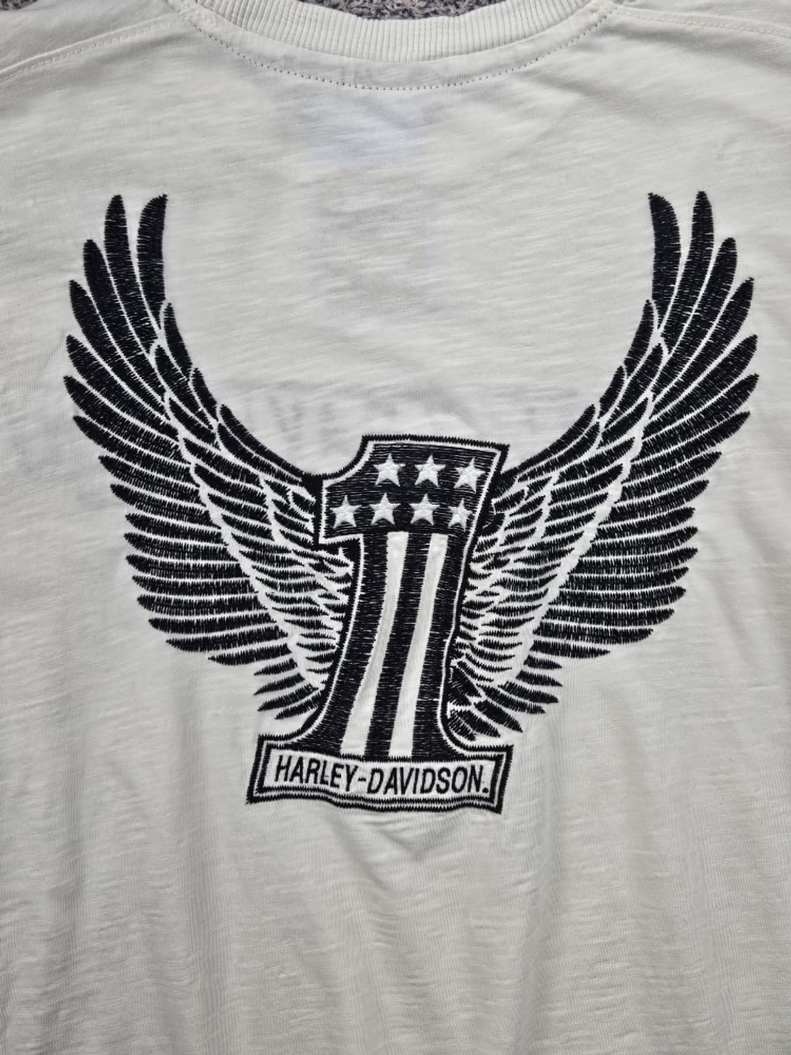 할리데이비슨 플래그 이글 윙즈 반팔 티셔츠 ( L추정 ) / 11686 상품이미지9