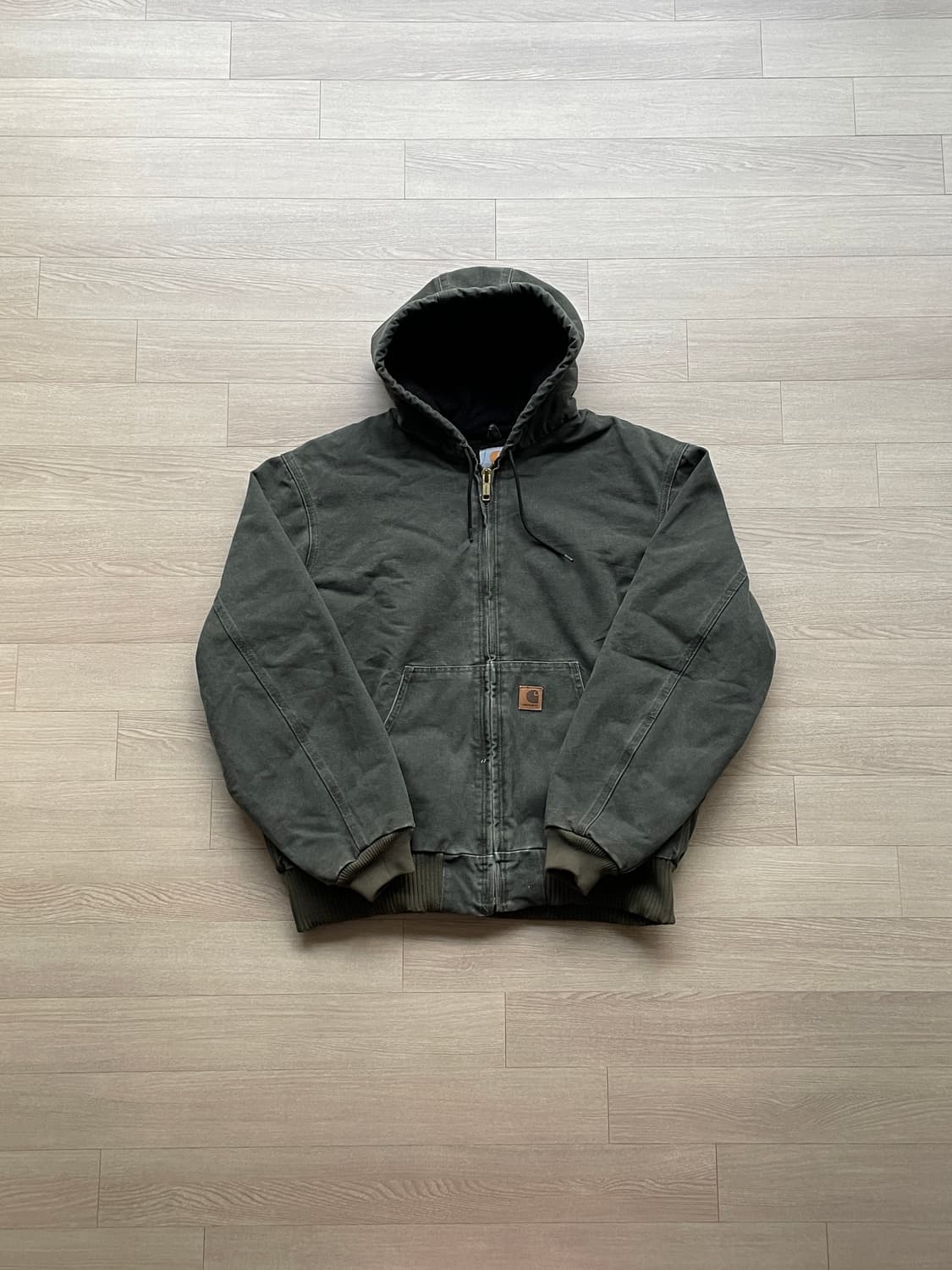 칼하트 j130 mos 모스 민트급 액티브 샌드스톤 상품이미지1