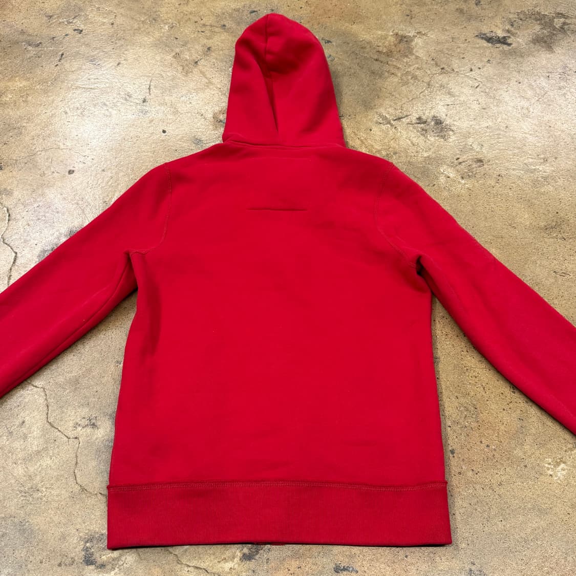 홀리스터 로고 레드 후드집업 상품이미지4